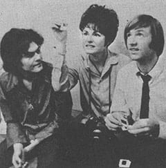 Micky Dolenz, Gloria Stavers, Peter Tork