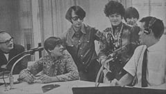 Davy Jones, Mike Nesmith, Micky Dolenz, Peter Tork, Larry Lujack